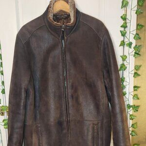 Marc New York aka Andrew Marc Shearling Coat L